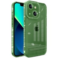 Чохол TPU Starfall Clear для Apple iPhone 14 (6.1'') Зелёный (40421)