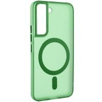 Чохол TPU Lyon frosted with MagSafe для Samsung Galaxy S22 Зелёный (42881)