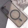 Чохол TPU Lyon frosted with MagSafe для Samsung Galaxy S22+ Черный (40446)