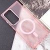 Чохол TPU Lyon frosted with MagSafe для Samsung Galaxy S22 Ultra Розовый (42883)