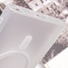 Чохол TPU Lyon frosted with MagSafe для Samsung Galaxy S22 Ultra Білий (40444)