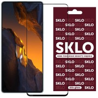 Захисне скло SKLO 3D (full glue) для Xiaomi Poco F5 Чорний (40472)