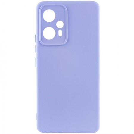 Чохол Silicone Cover Lakshmi Full Camera (A) для Xiaomi Redmi Note 12T Pro Бузковий (40568)