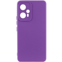 Чохол Silicone Cover Lakshmi Full Camera (A) для Xiaomi Redmi Note 12T Pro Фіолетовий (40569)
