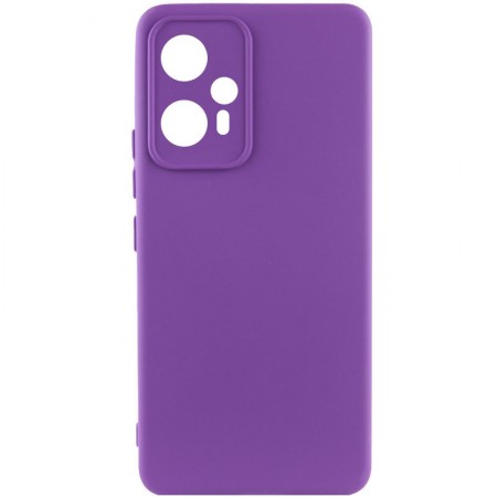 Чохол Silicone Cover Lakshmi Full Camera (A) для Xiaomi Redmi Note 12T Pro Фиолетовый (40569)