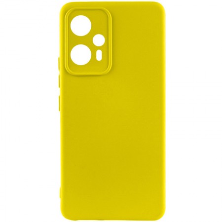 Чохол Silicone Cover Lakshmi Full Camera (A) для Xiaomi Redmi Note 12T Pro Желтый (40563)