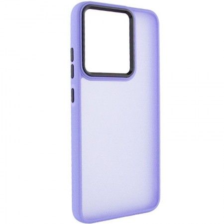 Чохол TPU+PC Lyon Frosted для Motorola Moto E40 Пурпурный (41188)