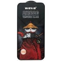Захисне 2.5D скло Weva AirBag (тех.пак) для Apple iPhone 13 mini (5.4'') Чорний (41422)