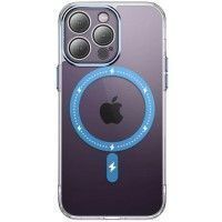 Чохол TPU+PC Colorful with MagSafe для Apple iPhone 12 Pro (6.1'') Блакитний (41208)
