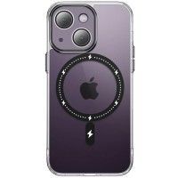 Чохол TPU+PC Colorful with MagSafe для Apple iPhone 13 (6.1'') Чорний (41216)