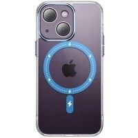 Чохол TPU+PC Colorful with MagSafe для Apple iPhone 13 (6.1'') Блакитний (41217)