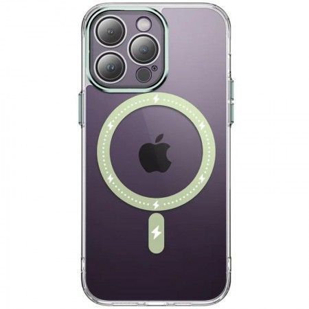 Чохол TPU+PC Colorful with MagSafe для Apple iPhone 13 Pro (6.1'') Зелёный (41221)