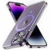Чохол TPU+PC Colorful with MagSafe для Apple iPhone 13 Pro (6.1'') Пурпурный (41223)