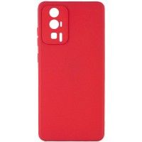 Силіконовий чохол Candy Full Camera для Xiaomi Poco F5 Pro Красный (41497)