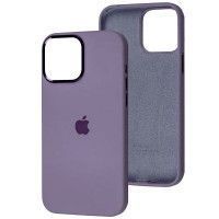 Чохол Silicone Case Metal Buttons (AA) для Apple iPhone 12 Pro / 12 (6.1'') Фиолетовый (41639)