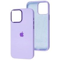 Чохол Silicone Case Metal Buttons (AA) для Apple iPhone 12 Pro Max (6.7'') Сиреневый (41663)