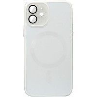 Чохол TPU+Glass Sapphire Midnight with MagSafe для Apple iPhone 11 (6.1'') Белый (44504)