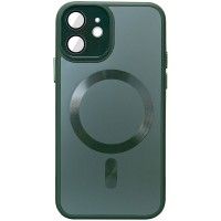 Чохол TPU+Glass Sapphire Midnight with MagSafe для Apple iPhone 11 (6.1'') Зелений (44505)