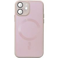 Чохол TPU+Glass Sapphire Midnight with MagSafe для Apple iPhone 11 (6.1'') Розовый (42557)