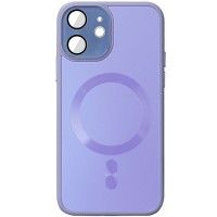 Чохол TPU+Glass Sapphire Midnight with MagSafe для Apple iPhone 11 (6.1'') Бузковий (42558)
