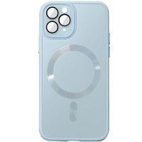 Чохол TPU+Glass Sapphire Midnight with MagSafe для Apple iPhone 11 Pro (5.8'') Блакитний (42567)