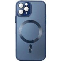 Чохол TPU+Glass Sapphire Midnight with MagSafe для Apple iPhone 11 Pro Max (6.5'') Синий (42576)