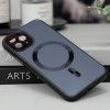 Чохол TPU+Glass Sapphire Midnight with MagSafe для Apple iPhone 12 Pro (6.1'') Чорний (42597)
