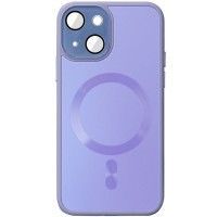 Чохол TPU+Glass Sapphire Midnight with MagSafe для Apple iPhone 13 (6.1'') Бузковий (42609)