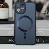 Чохол TPU+Glass Sapphire Midnight with MagSafe для Apple iPhone 13 Pro (6.1'') Чорний (42622)
