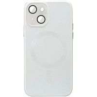 Чохол TPU+Glass Sapphire Midnight with MagSafe для Apple iPhone 14 (6.1'') Білий (42632)