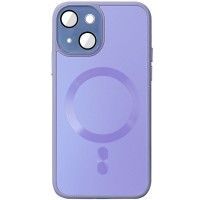 Чохол TPU+Glass Sapphire Midnight with MagSafe для Apple iPhone 14 (6.1'') Бузковий (44517)