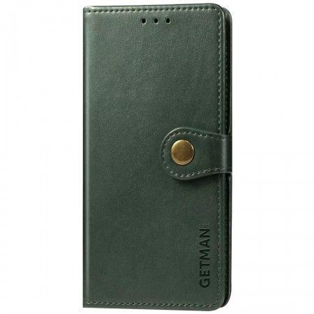 Шкіряний чохол книжка GETMAN Gallant (PU) для Samsung Galaxy M34 5G Зелений (42070)