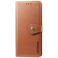 Шкіряний чохол книжка GETMAN Gallant (PU) для Samsung Galaxy M34 5G Коричневый (42071)