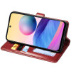 Шкіряний чохол книжка GETMAN Gallant (PU) для Samsung Galaxy M34 5G Червоний (42072)