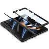 Шкіряний чохол GKK 360 + Glass з підставкою для Samsung Galaxy Z Fold4 Черный (42908)