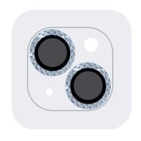 Захисне скло Metal Shine на камеру (в упак.) для Apple iPhone 15 (6.1'') / 15 Plus (6.7'') Голубой (47409)
