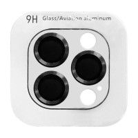 Захисне скло Metal Classic на камеру (в упак.) для Apple iPhone 15 Pro (6.1'') / 15 Pro Max (6.7'') Чорний (42433)