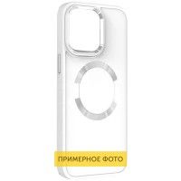TPU чохол Bonbon Metal Style with MagSafe для OnePlus 9 Білий (42934)