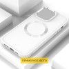 TPU чохол Bonbon Metal Style with MagSafe для OnePlus 9 Белый (42934)
