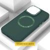 TPU чохол Bonbon Metal Style with MagSafe для OnePlus 9 Зелений (42936)