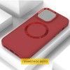 TPU чохол Bonbon Metal Style with MagSafe для Samsung Galaxy S22 Ultra Красный (42979)