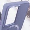 TPU чохол Bonbon Metal Style with MagSafe для Samsung Galaxy S22 Ultra Сірий (43149)