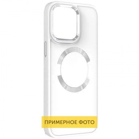 TPU чохол Bonbon Metal Style with MagSafe для Xiaomi 13 Білий (43004)