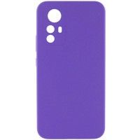 Чохол Silicone Cover Lakshmi Full Camera (AAA) для Xiaomi Redmi Note 12S Фіолетовий (42714)