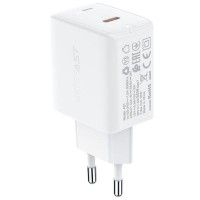 МЗП Acefast A21 30W GaN single USB-C Білий (44557)