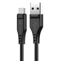 Дата кабель Acefast C3-04 USB-A to USB-C TPE (1m) Чорний (44572)