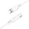 Дата кабель Acefast C3-04 USB-A to USB-C TPE (1m) Білий (44573)