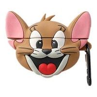 Силіконовий футляр Tom & Jerry series для навушників AirPods 3 + карабін Коричневий (44707)
