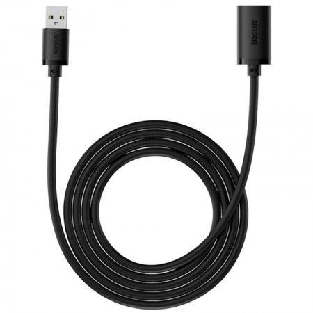 Кабель-подовжувач Baseus AirJoy Series USB3.0 Extension Cable 2m Cluster (B00631103111-03) Чорний (44719)