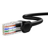 Кабель Baseus High Speed CAT5 Gigabit Ethernet Cable (Round Cable) 1.5m Cluster (B00133206111-02) Чорний (44717)